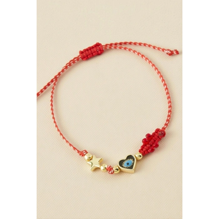 Kalp Yıldız Marteniçka Bileklik