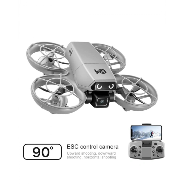 Kameralı Mini Drone Optical Flow Hover APP Kontrollü