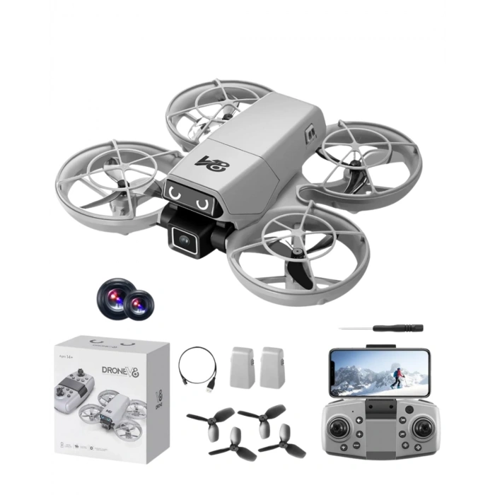 Kameralı Mini Drone Optical Flow Hover APP Kontrollü