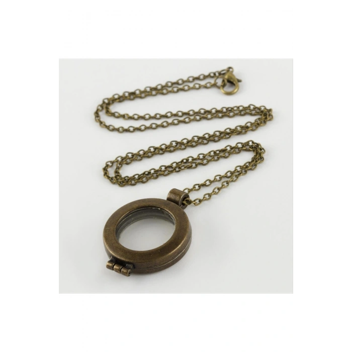 Kapaklı Camlı Kolye