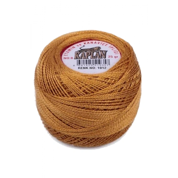 Kaplan Etamin Ve Kanaviçe İpi 8 No Kod/Renk: 1012 - 