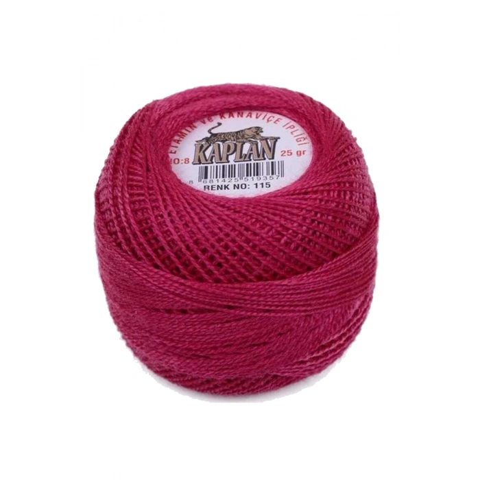 Kaplan Etamin Ve Kanaviçe İpi 8 No Kod/Renk: 115 - 
