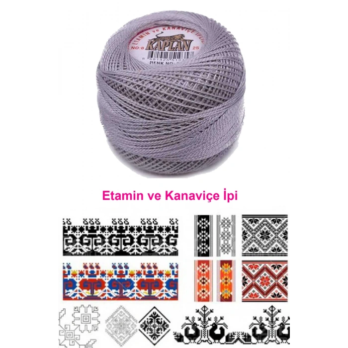 Kaplan Etamin Ve Kanaviçe İpi 8 No Kod/Renk: 316 - 