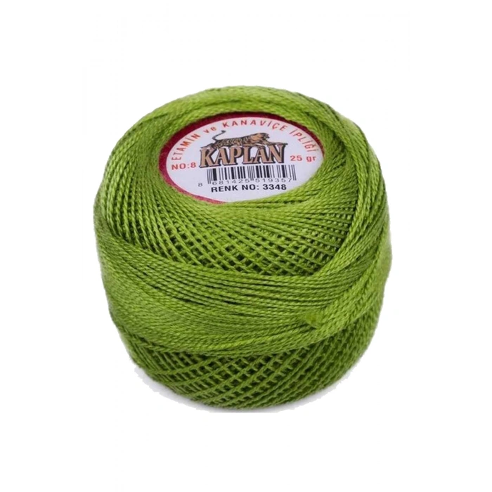 Kaplan Etamin Ve Kanaviçe İpi 8 No Kod/Renk: 3348 - 