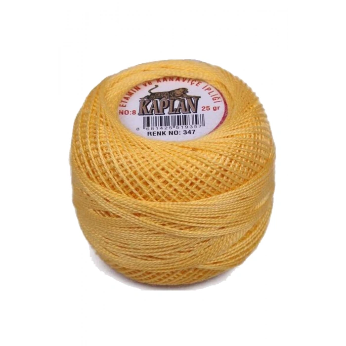 Kaplan Etamin Ve Kanaviçe İpi 8 No Kod/Renk: 347 - 