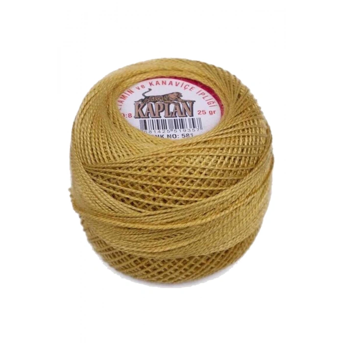 Kaplan Etamin Ve Kanaviçe İpi 8 No Kod/Renk: 581 - 