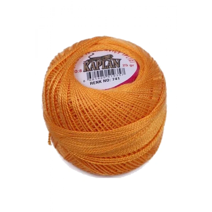 Kaplan Etamin Ve Kanaviçe İpi 8 No Kod/Renk: 741 - 