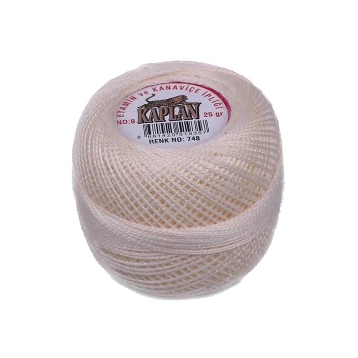 Kaplan Etamin Ve Kanaviçe İpi 8 No Kod/Renk: 748 - 