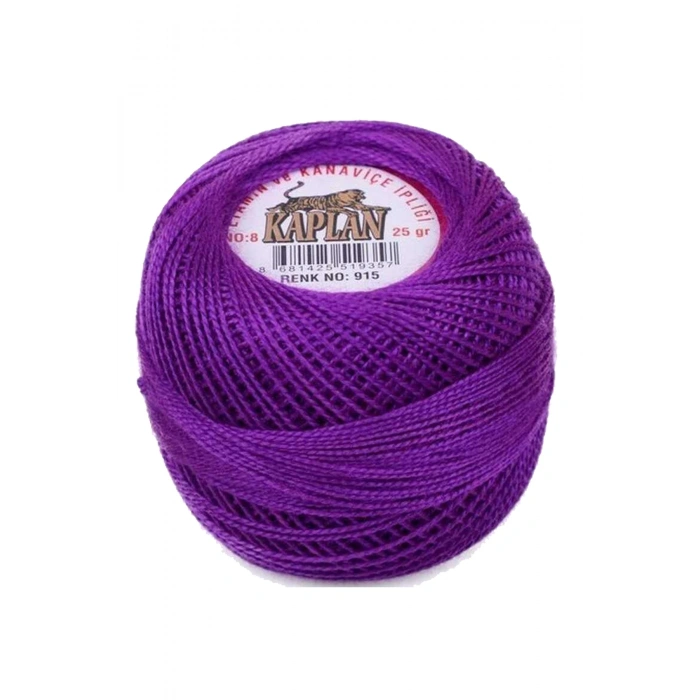 Kaplan Etamin Ve Kanaviçe İpi 8 No Kod/Renk: 915 - 