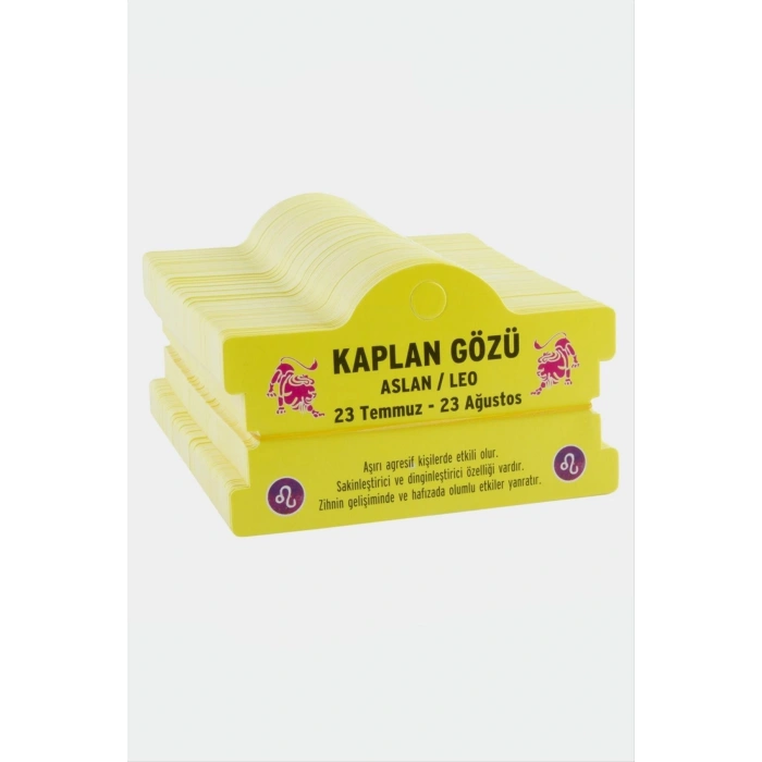 Kaplan Gözü & Aslan Burç Bileklik Kartı