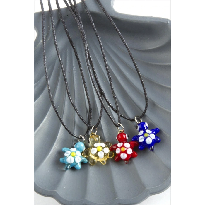 Kaplumbağa Cam Kolye