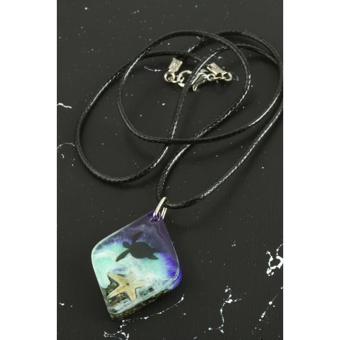 Kaplumbağa Epoksi Kolye