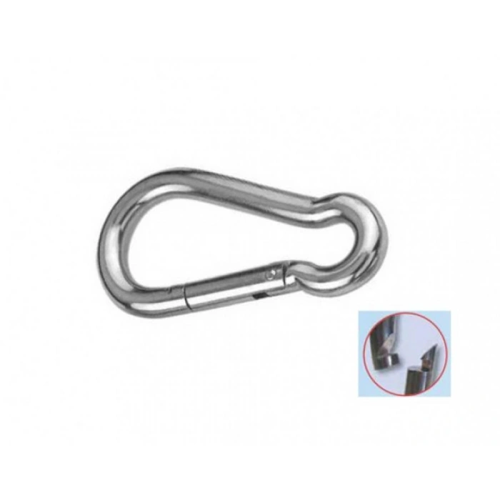 Karabina Yaylı Galvaniz Çelik 5x50 mm 2 Adet