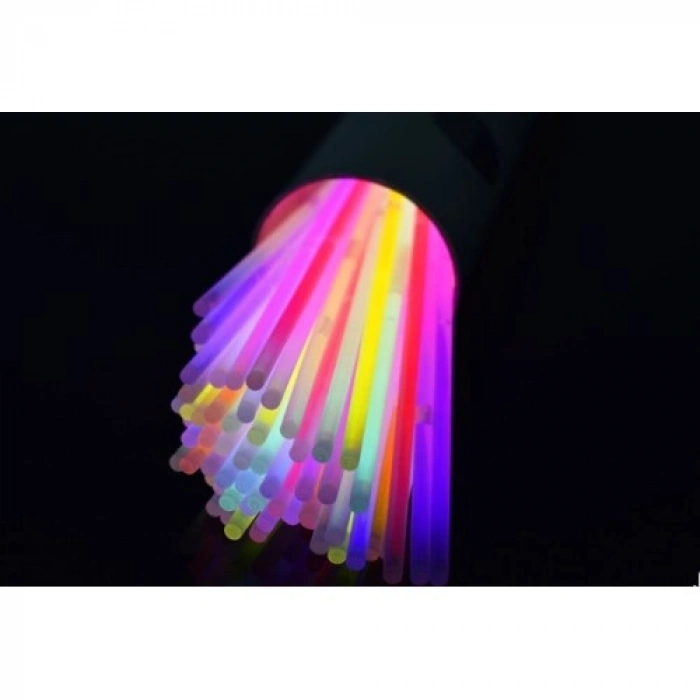 Karanlıkta Yanan Parlayan Fosforlu Glow Çubuk Bileklik 50 Adet