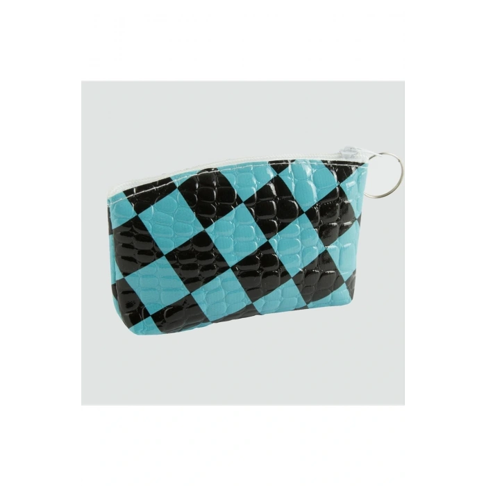 Kare Benekli Bozuk Para Cüzdanı