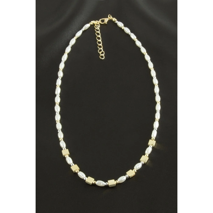Kare İnci Kolye