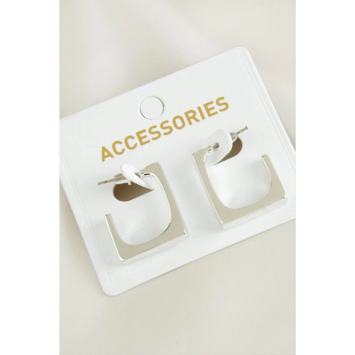 Kare Yeni Sezon Metal Küpe