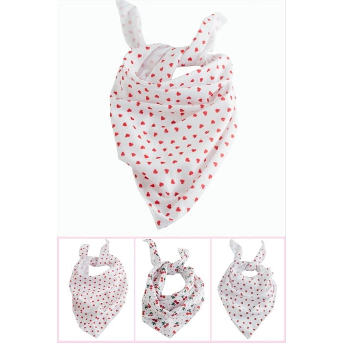 Karışık Desenli Üçgen Bandana 30*60