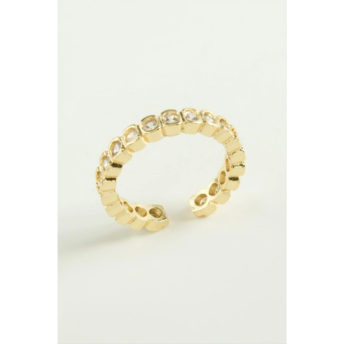 Karışık Lüks Baget Zirkon Taşlı Yüzük