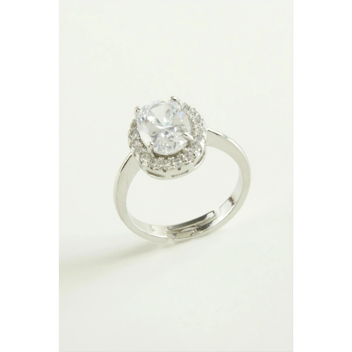 Karışık Lüks Zirkon Taşlı Ciddi İlişki Yüzüğü