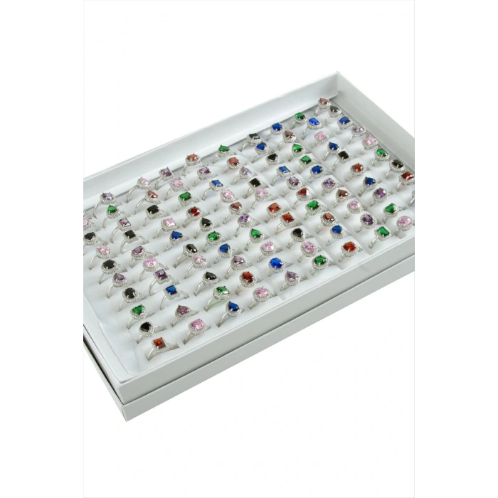 Karışık Lüks Zirkon Taşlı Ciddi İlişki Yüzüğü