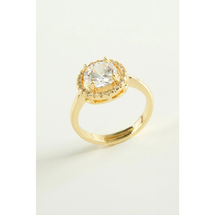 Karışık Lüks Zirkon Taşlı Ciddi İlişki Yüzüğü