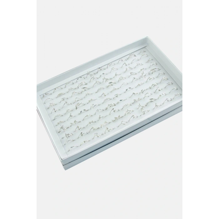 Karışık Lüx Çelik Eklem Yüzük 1 Adet