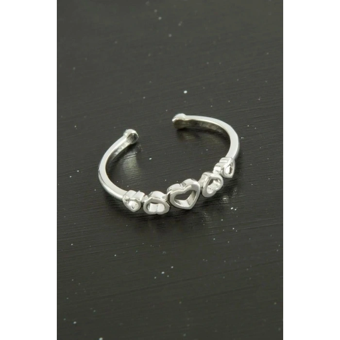 Karışık Lüx Çelik Eklem Yüzük 1 Adet