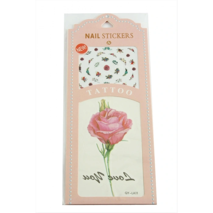 Karışık Tattoo Dövme Sticker 1 Adet