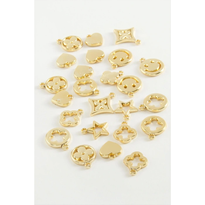 Karışık Tek Kulplu Metal Bileklik ve Kolye Ucu Aparatı 1 Adet