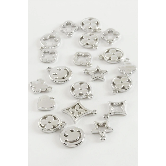 Karışık Tek Kulplu Metal Bileklik ve Kolye Ucu Aparatı 1 Adet