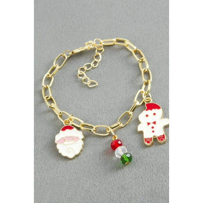 Karışık Zincir Yılbaşı Bilekliği