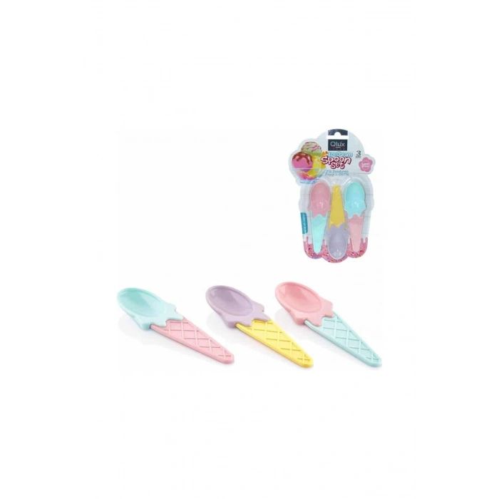 Karnaval Dondurma Kaşığı 3 Adet -L716