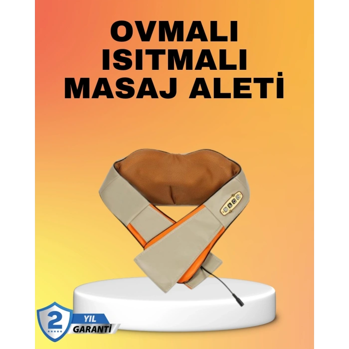 Kas Ağrılarına İyi Gelen Ovmalı Isıtmalı Boyun Omuz Bel Masaj Aleti