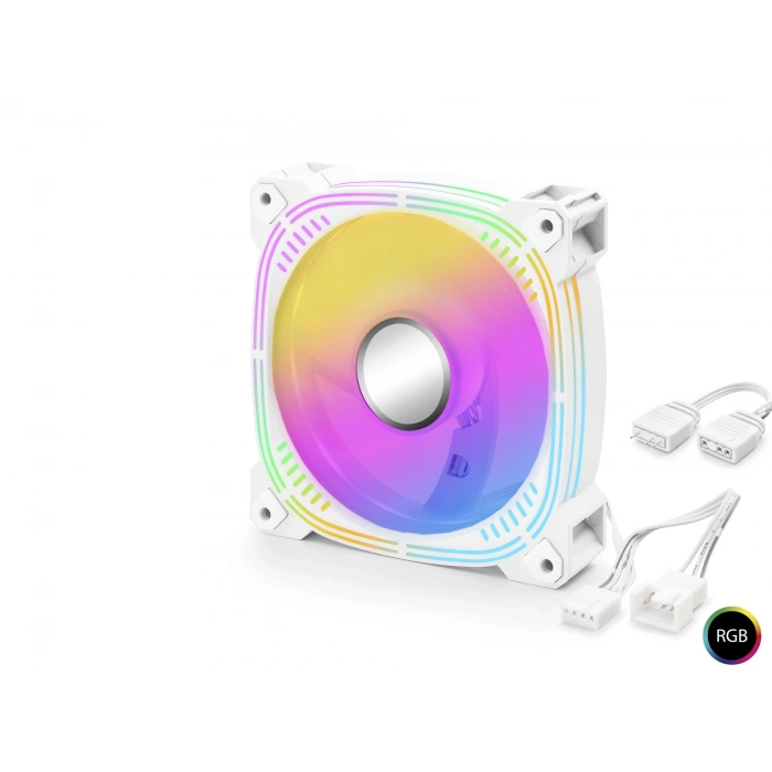 Kasa Fanı 3. Nesil Argb 12 Cm - Beyaz ND2657