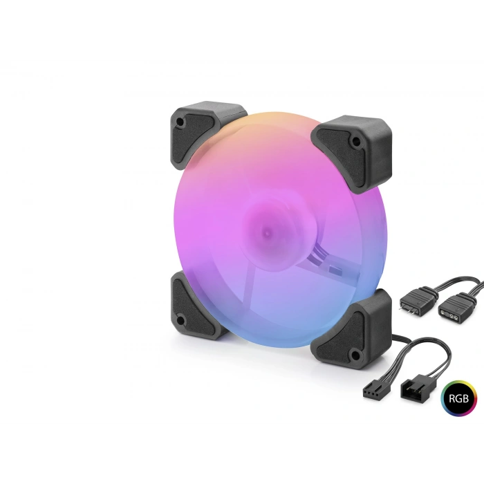 Kasa Fanı Argb 12 Cm - Siyah ND2661