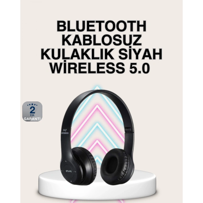 Katlanabilir Tasarımlı Bluetooth 5.0 Kulaklık | Eller Serbest Arama Ve Çift Cihaz Desteği