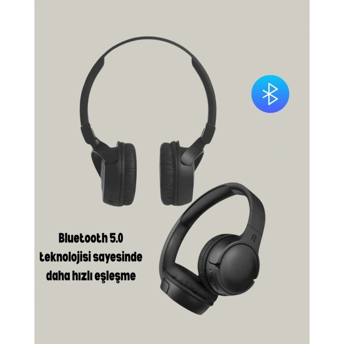 Katlanabilir Usb-c Şarjlı Bluetooth Kulaklık