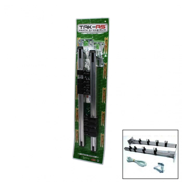 KATLANIR MAKARALI PRATİK ÇAMAŞIR ASKISI (4887)