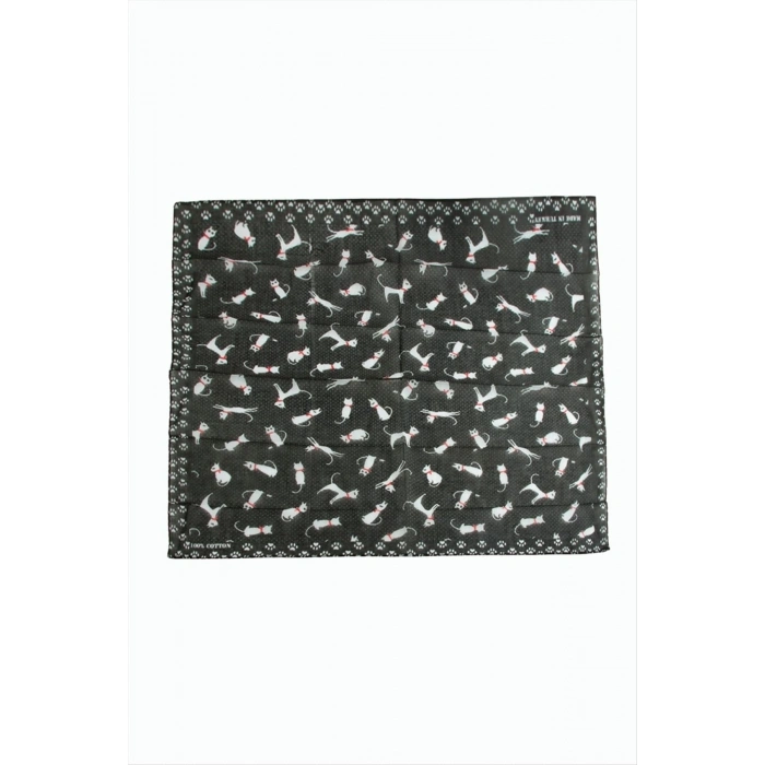Kedi Desenli Bandana 50*50