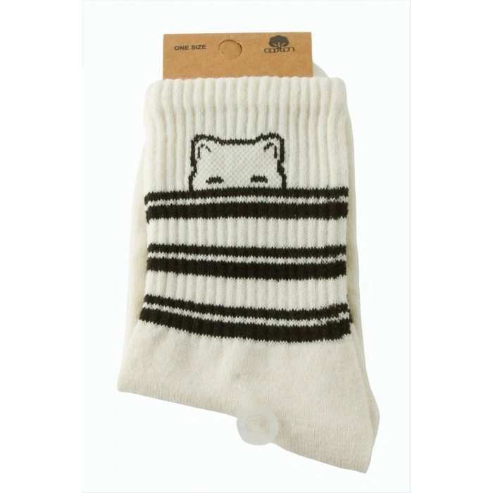 Kedi Kolej Çorap 8*28