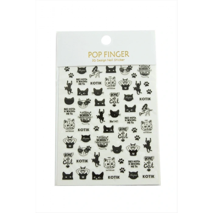 Kedi Tattoo Dövme Sticker