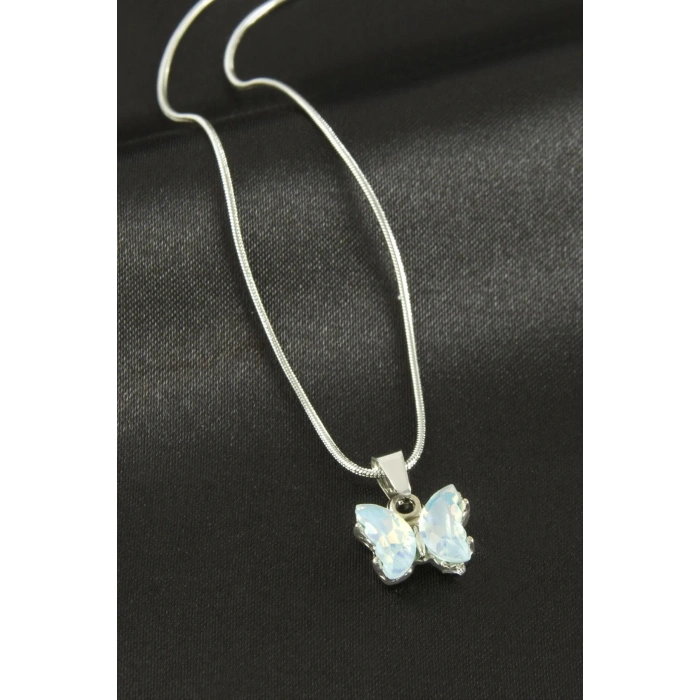 Kelebek Çelik Kolye