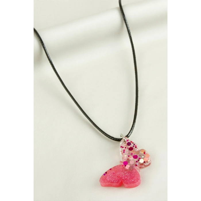 Kelebek Epoksi Kolye