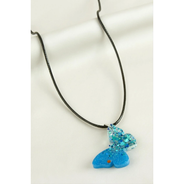 Kelebek Epoksi Kolye