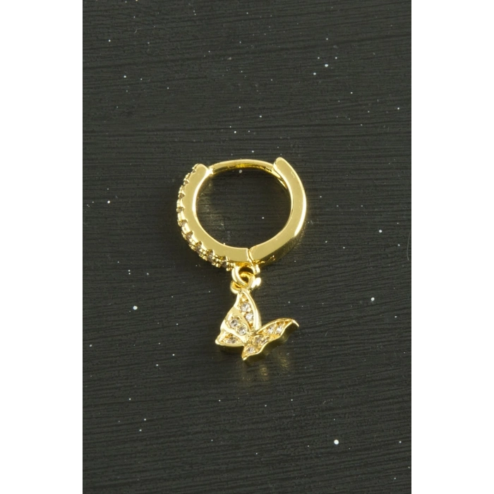 Kelebek Lüks Çelik Kulak Burun Piercing 1 Adet