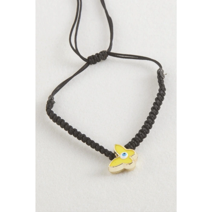 Kelebek Makrome Örgülü Bileklik