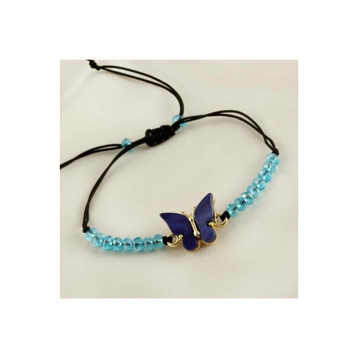 Kelebek Sedef Kristal Bileklik