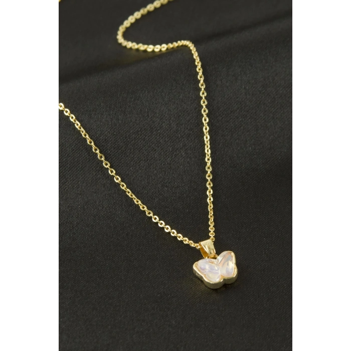 Kelebek Taşlı Kolye