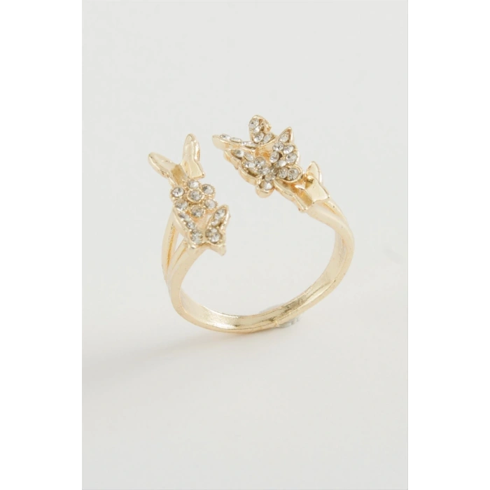 Kelebek Zirkon Taşlı Yüzük